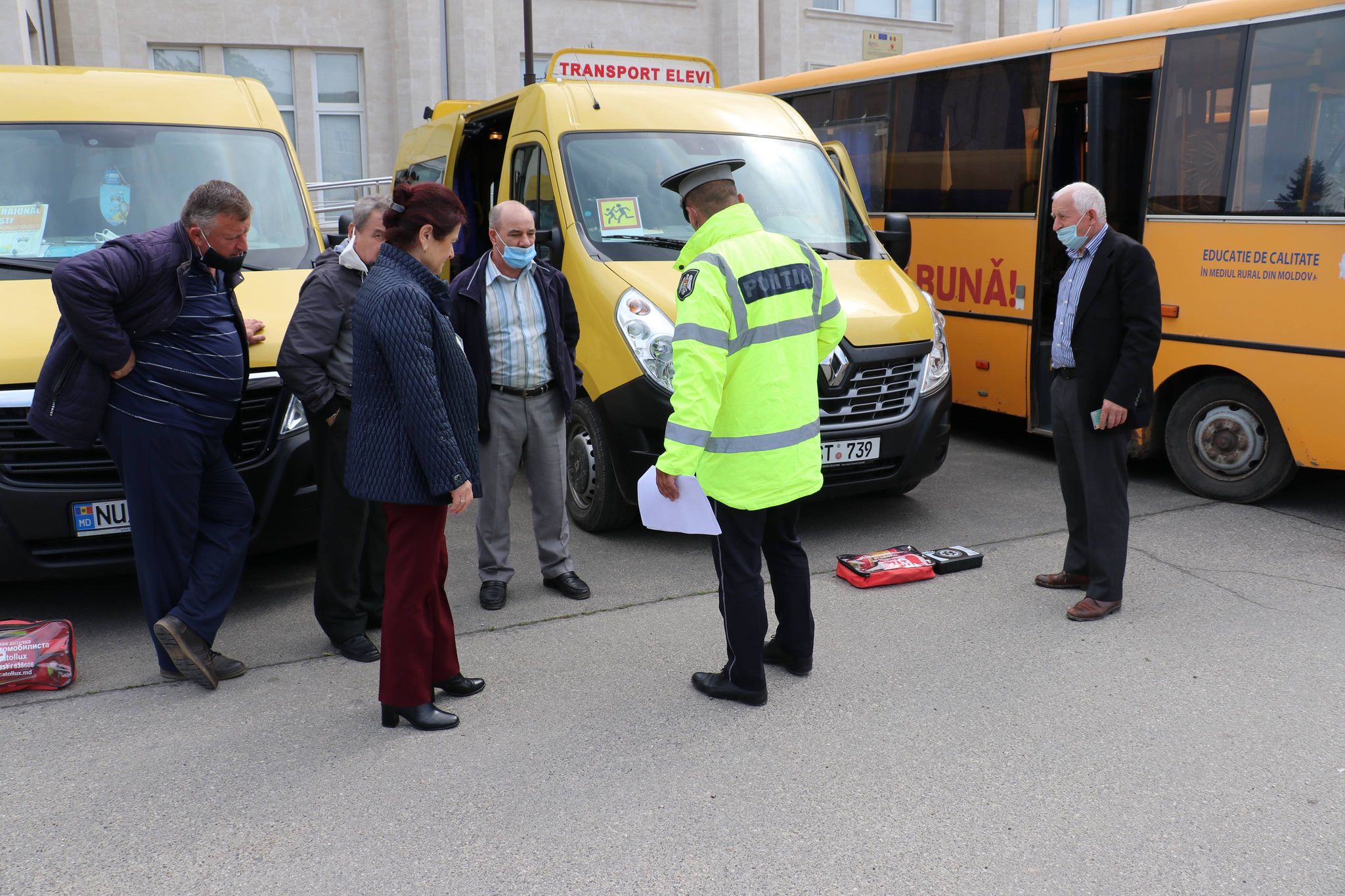 Inspectoratul General de Poliție astăzi a efectuat controlul tehnic al autobuzelor școlare !!!